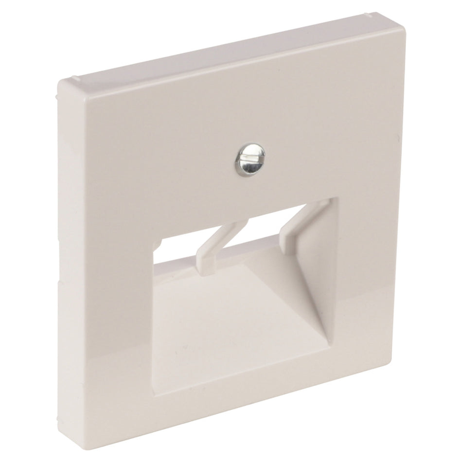 Jung AS500 Inbouw Centraalplaatw Telefoon/Data 2x8-Polig Polarwit-866131