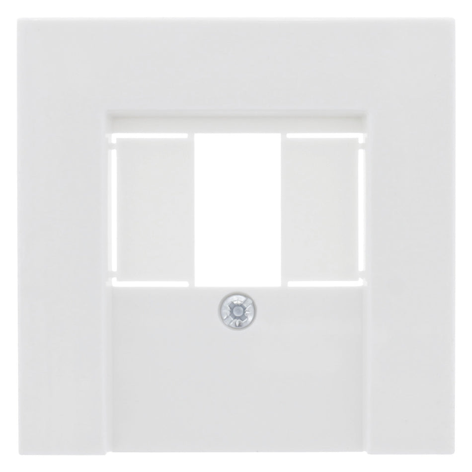 Gira System 55 Afdekplaat TAE/UAE/USB Polarwit-866134