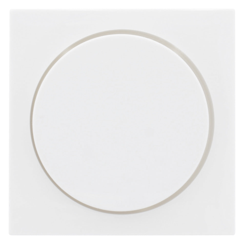 Gira System 55 Inbouw Centraalplaat Knop Dimmer Polarwit-866137