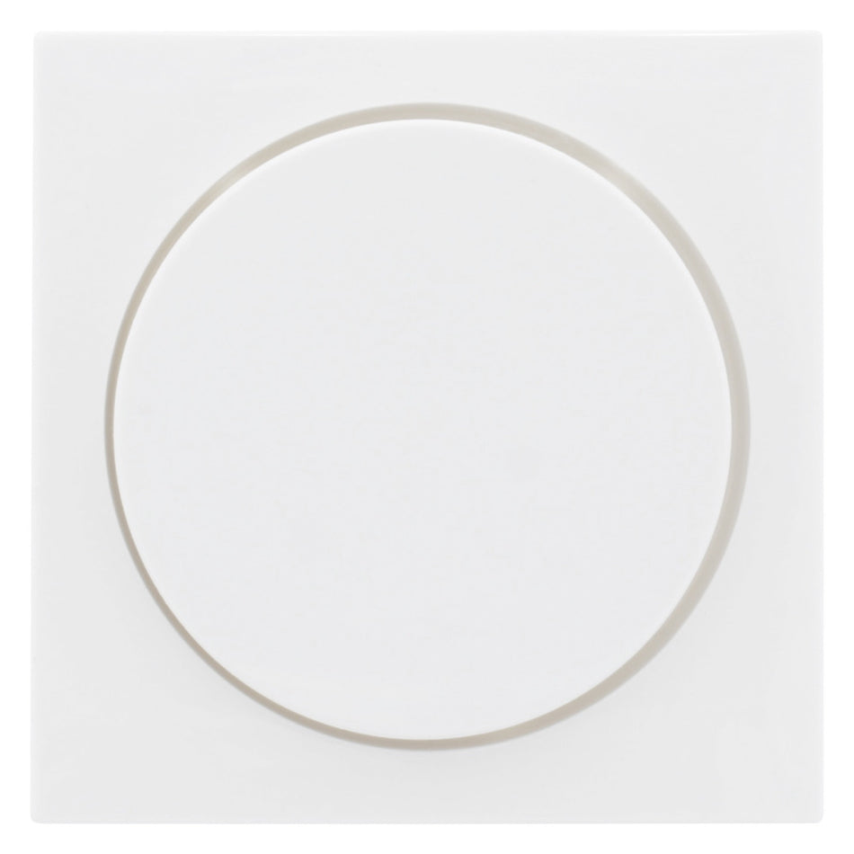 Gira System 55 Inbouw Centraalplaat Knop Dimmer Polarwit-866137