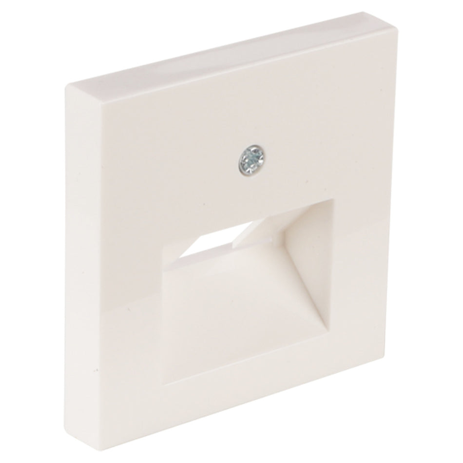 Gira System 55 Inbouw Centraalplaat Telefoon/Data 2x8-Polig Polarwit-866138