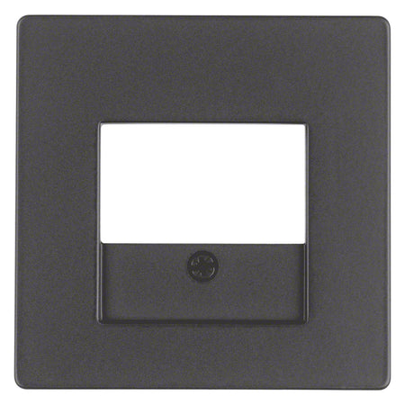 Berker Q1 Afdekplaat TAE/UAE/USB Antraciet-866143
