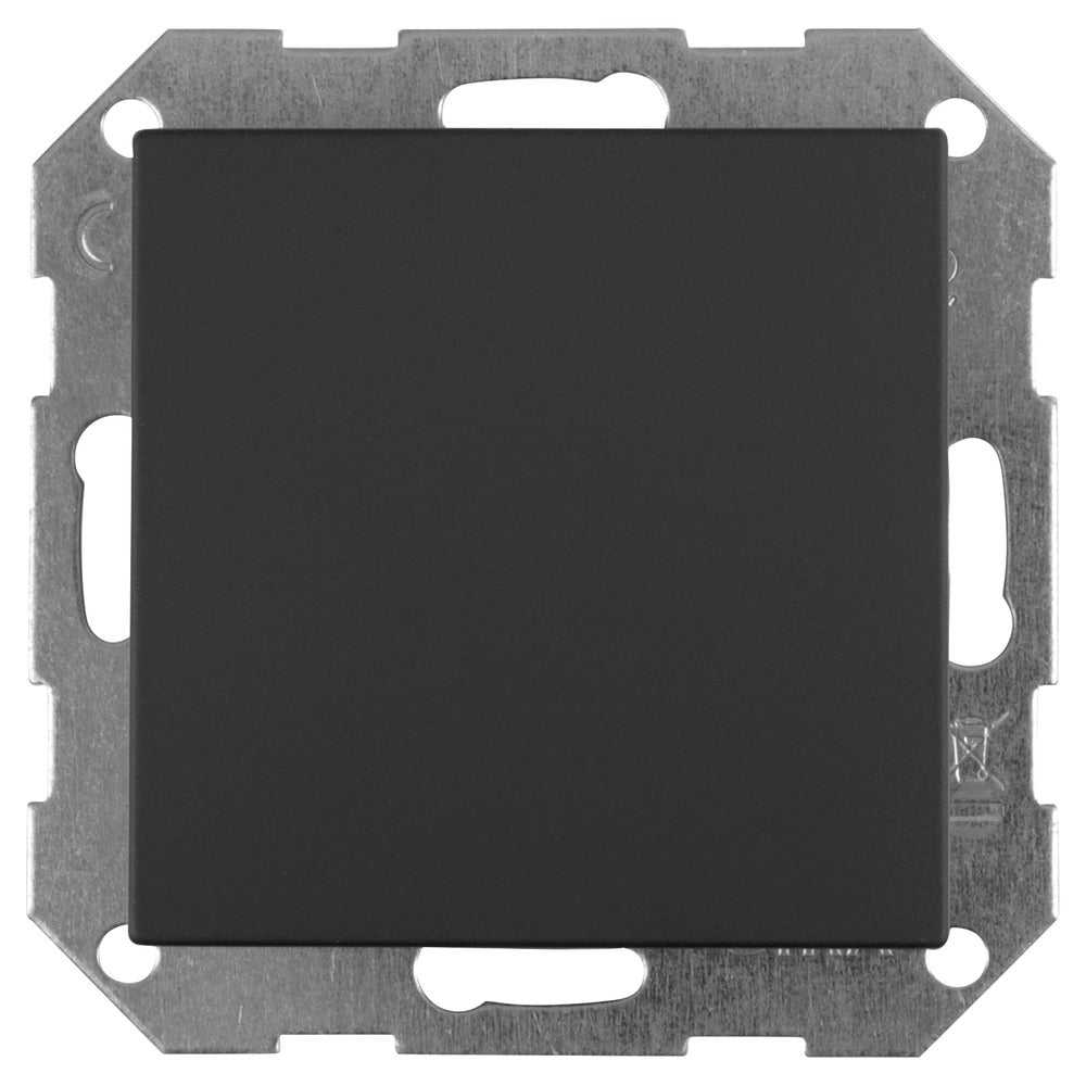 Gira E2 Inbouw Blindplaat Zwart-866175