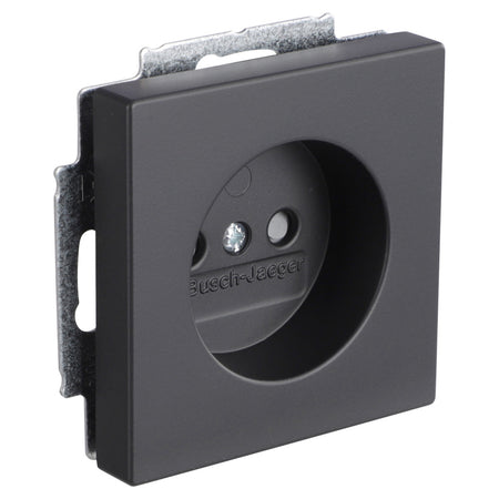 Busch-Jaeger Future Line Inbouw Contactdoos 1-Voudig Zwart-866179