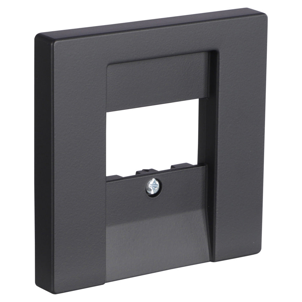 Busch-Jaeger Future Line Afdekplaat TAE/UAE/USB/Luidsprekers Zwart-866182