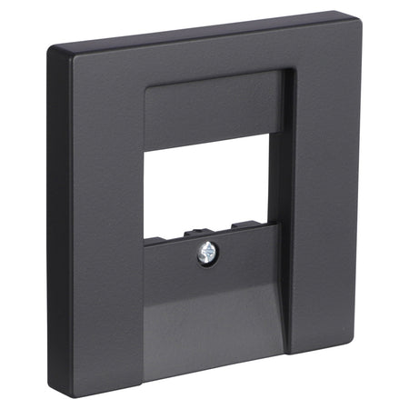 Busch-Jaeger Future Line Afdekplaat TAE/UAE/USB/Luidsprekers Zwart-866182