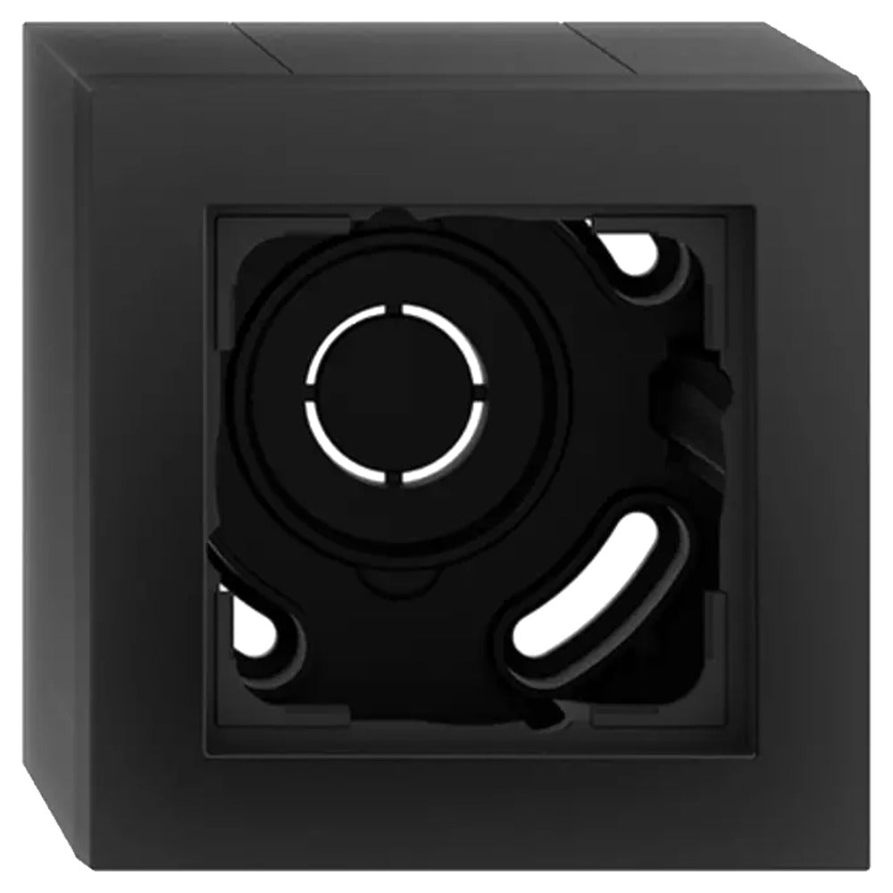 Gira E2 Oopbouwraam 1-Voudig incl Afdekraam Zwart-866194