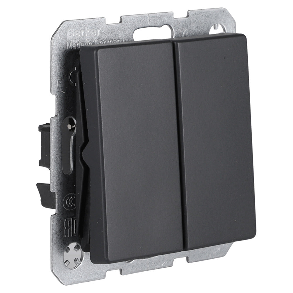 Berker Q1 Inbouw Schakelaar Serie Antraciet-866212