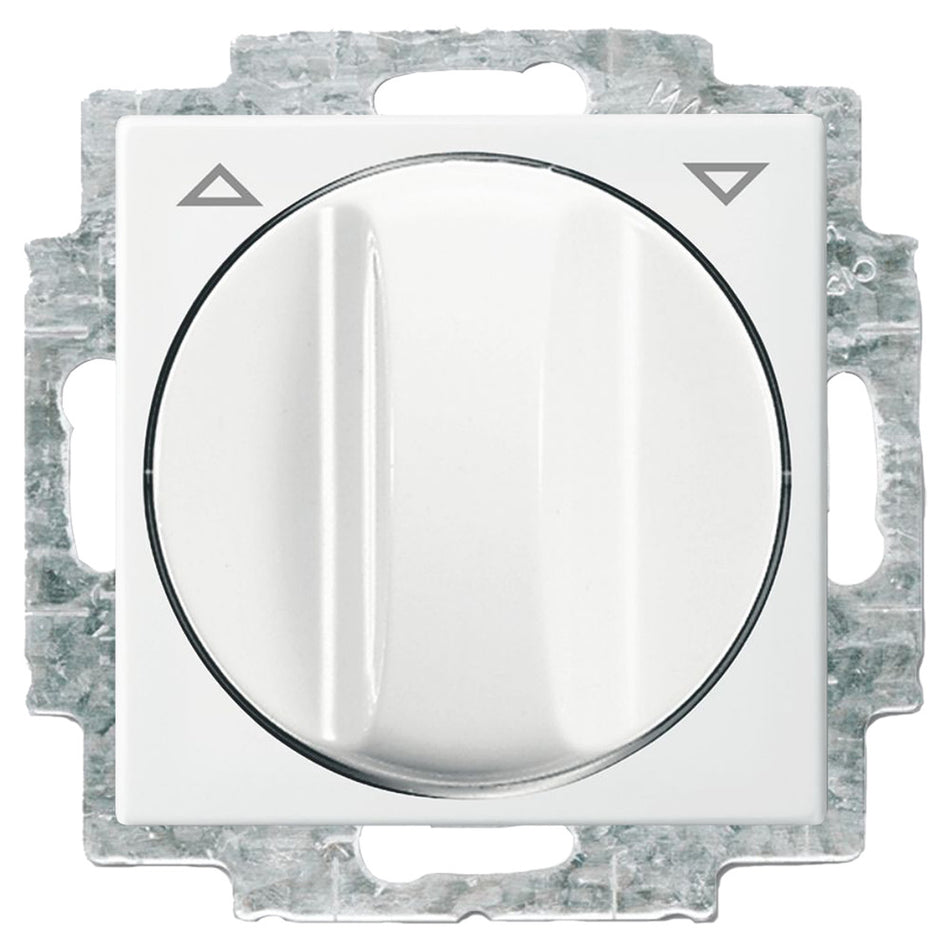 Busch-Jaeger Balance Inbouw Schakelaar Jaloezie Polarwit-866219