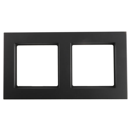 Jung A550 Afdekraam 2-Voudig Mat Zwart-866240