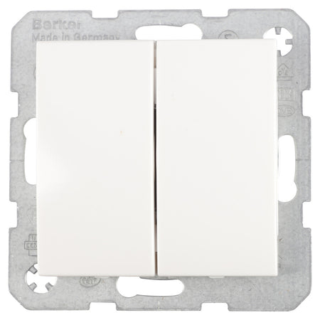 Berker S1 Inbouw Schakelaar Serie Polarwit-866250