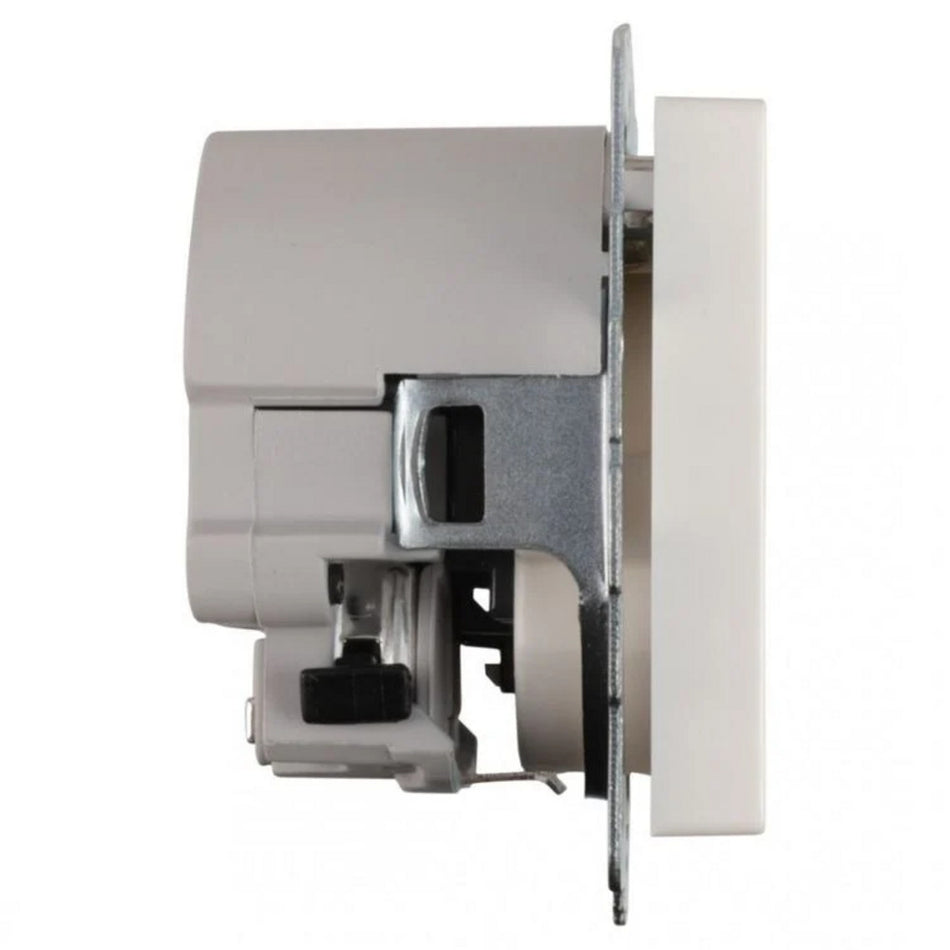 Gira System 55 Inbouw Contactdoos 1-Voudig USB A/C Polarwit-866251