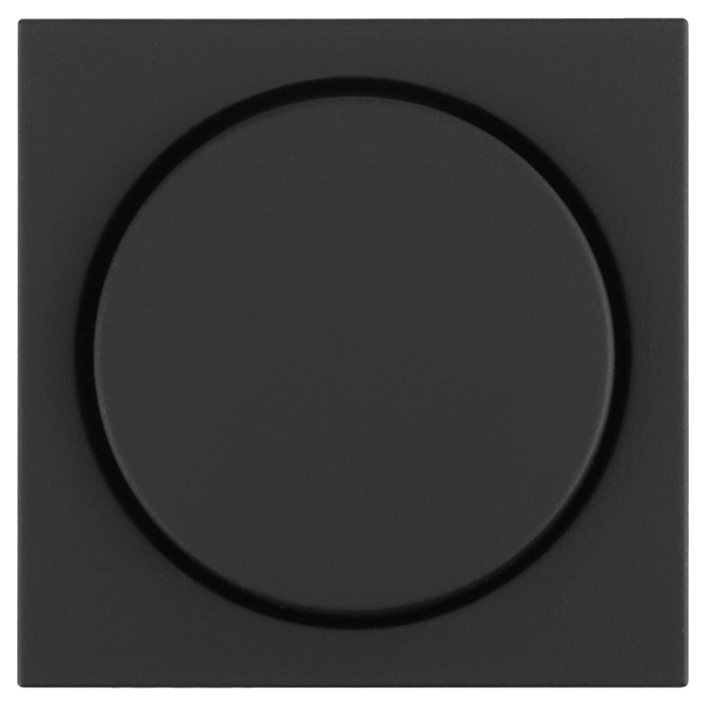 Gira E2 Centraalplaat Knop Dimmer Zwart-866259