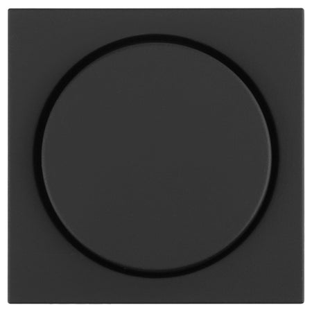 Gira E2 Centraalplaat Knop Dimmer Zwart-866259