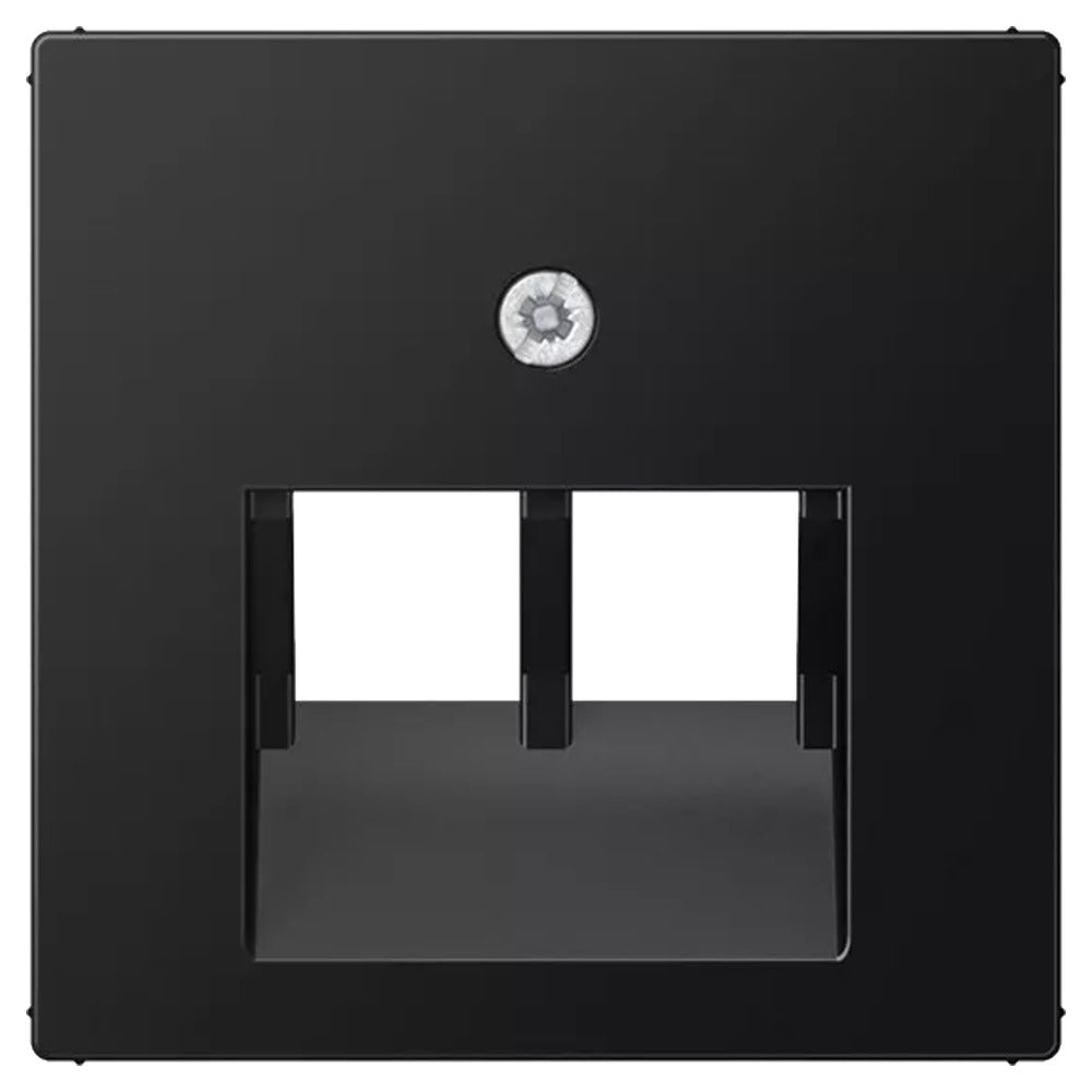 Jung A550 Centraalplaat Telefoon/Data 2x8-Polig Mat Zwart-866266