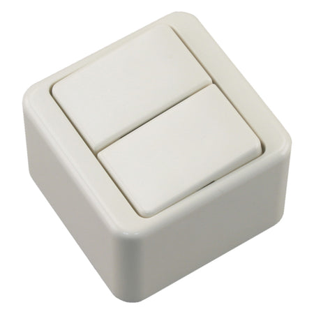 Berker Opbouw Wisselschakelaar Wissel/Wissel Polarwit-867467