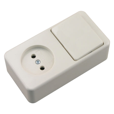 Berker Opbouw Combinatie Wissel Polarwit-867469