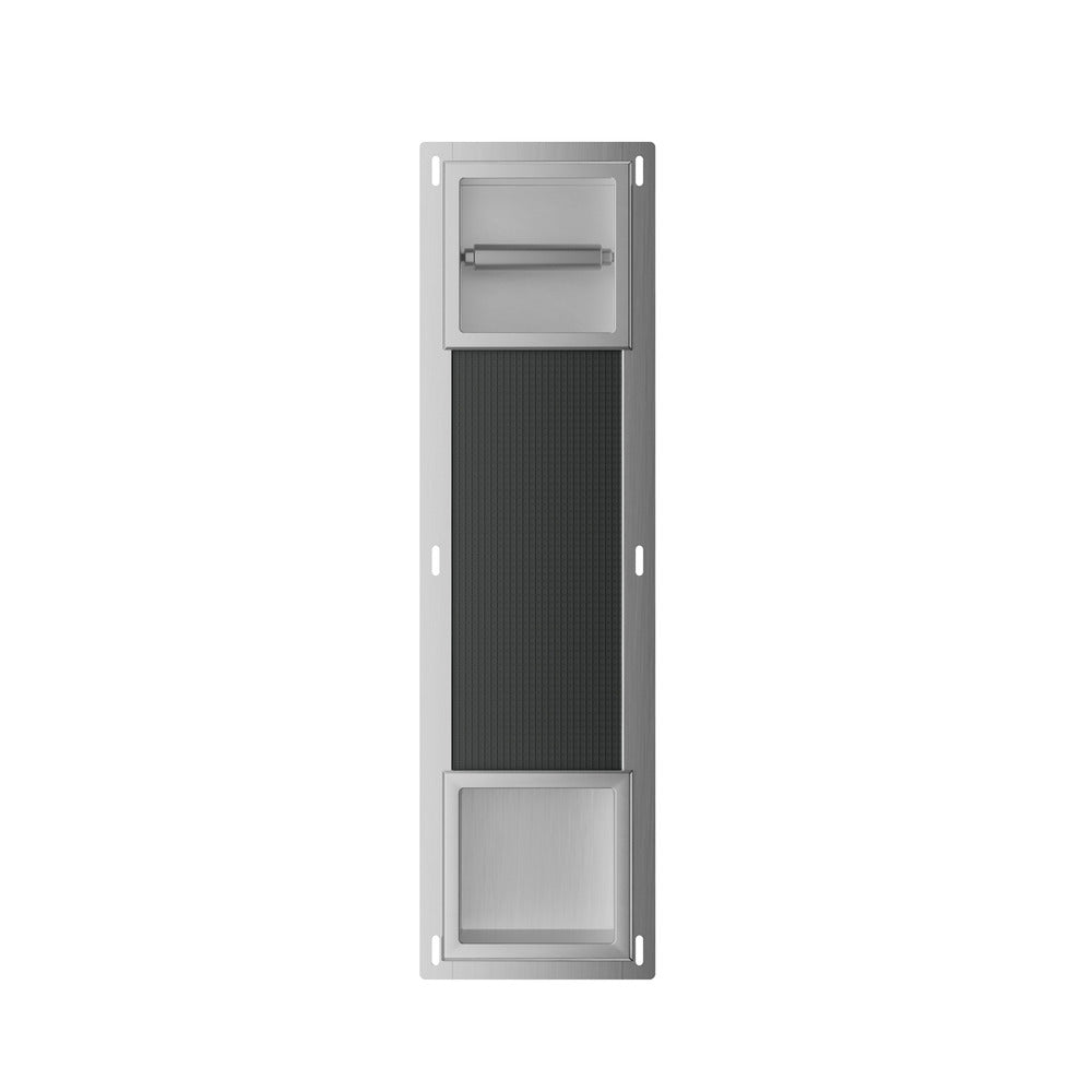 Dive Toiletrolhouder Zonder Klep en Reserverolhouder Inbouw RVS-867559