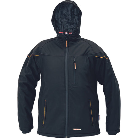 Cerva Softshell Jas Emerton Winter Zwart Maat L-868028