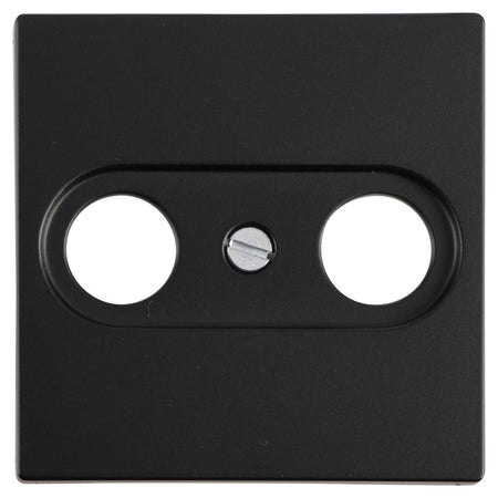 Jung A550 Centraalplaat Radio/TV Mat Zwart-868096