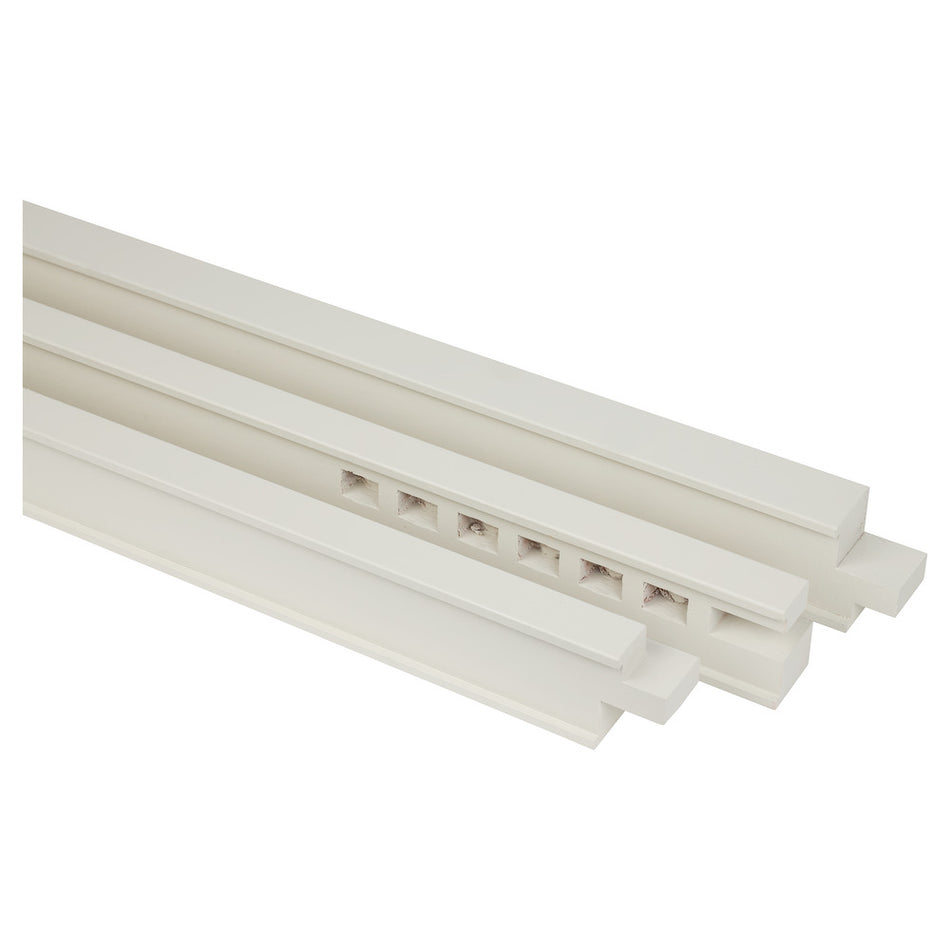 Binnendeurkozijn Opdek Hardhout Wit Gegrond 93x231,5cm 56x90mm FSC 100%-868219