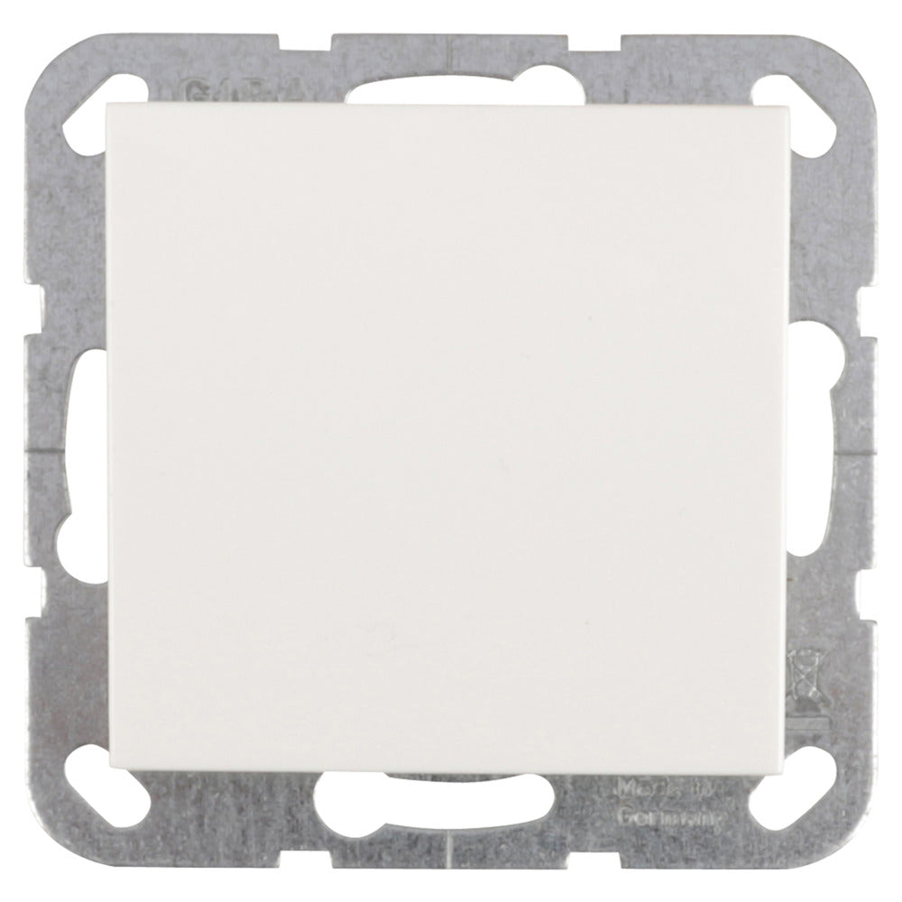Gira System 55 Inbouw Schakelaar Kruis Polarwit-870097