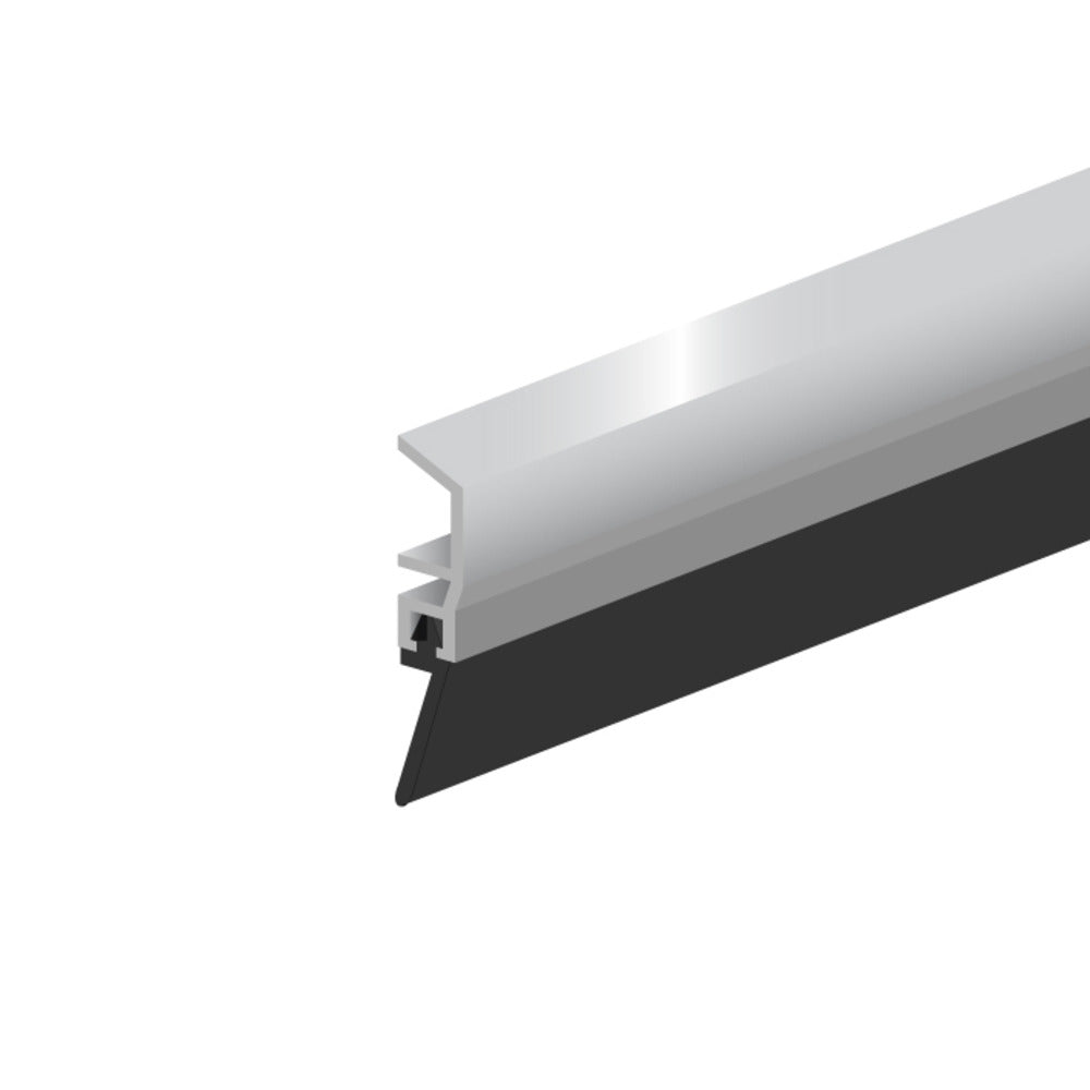 Ellen Dorpelprofiel ADS Classic Aluminium Met Kunsttof TPE Lip 100cm-880833