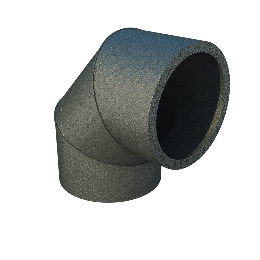 Ubbink Aerfoam Bocht 90° Grijs Ø160mm-887576