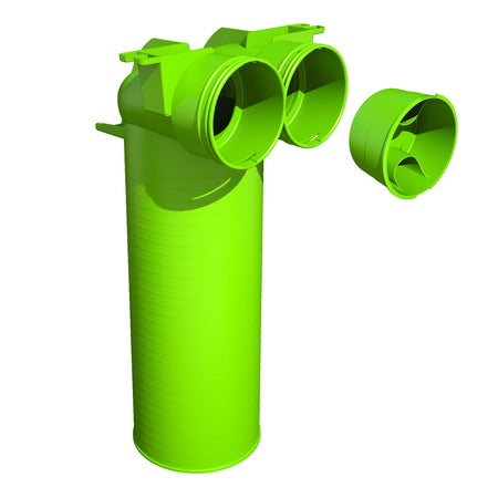 Ubbink Air Excellent Ventilatieadapter AE48C Met Afdekkap 90° Ø125mm-887577