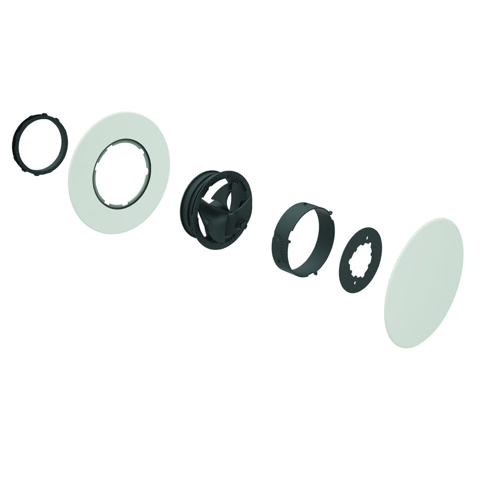 Ubbink Haelix Rondo Ventiel Toe- en Afvoer Kunststof Wit Ø125mm-887584
