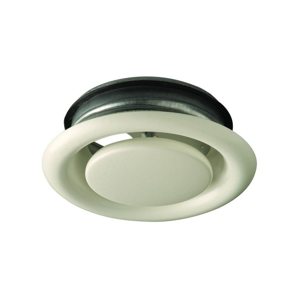 Ubbink Air Excellent Ventiel Afvoer Metaal Wit Ø125mm-887595