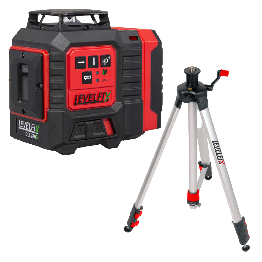 Levelfix CCL280G Kruislijnlaser Met Statief-887634
