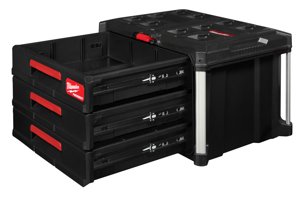 Milwaukee Packout Gereedschapskoffer Met 3 Lades-889945