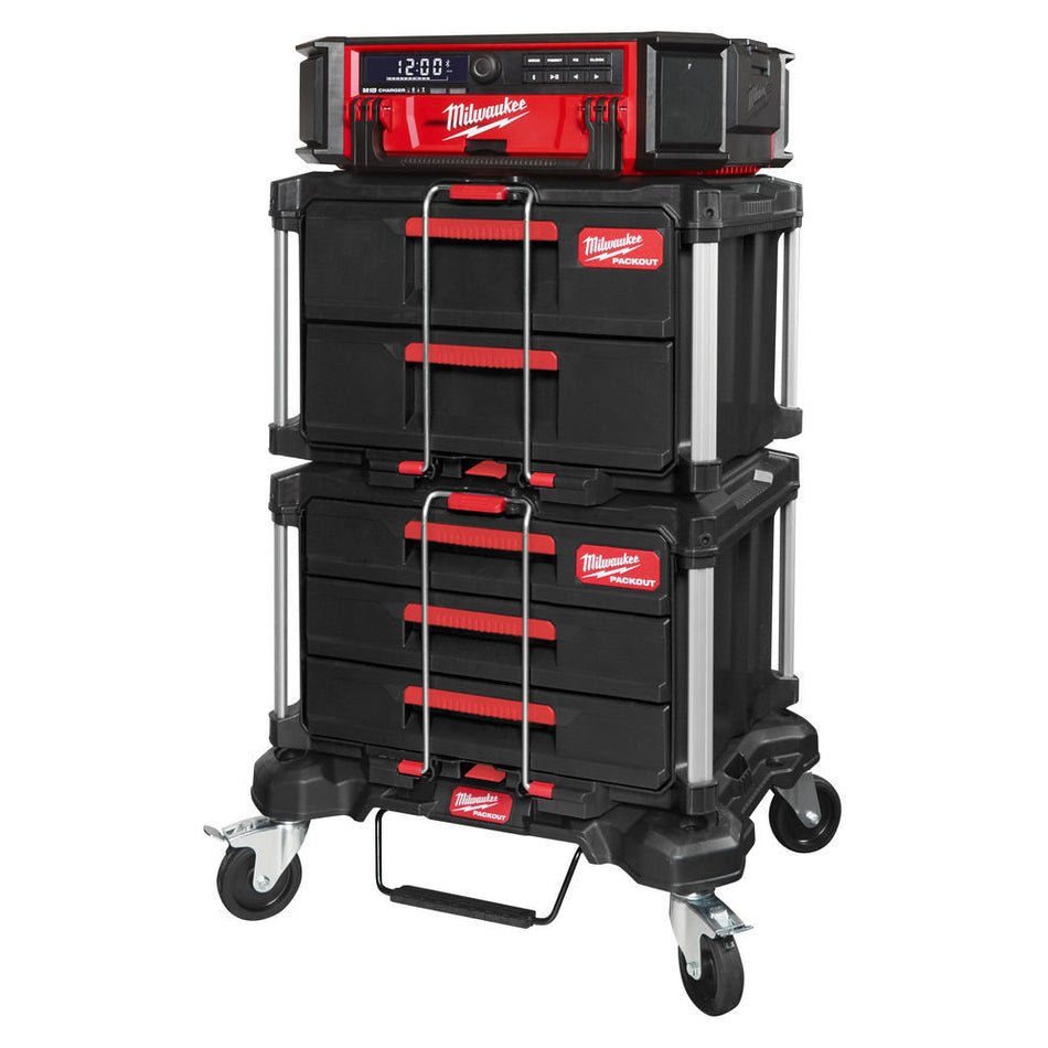 Milwaukee Packout Gereedschapskoffer Met 3 Lades-889945
