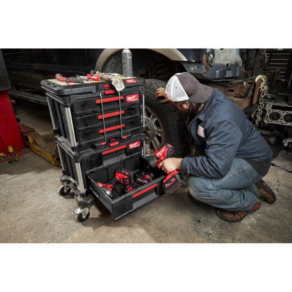 Milwaukee Packout Gereedschapskoffer Met 3 Lades-889945