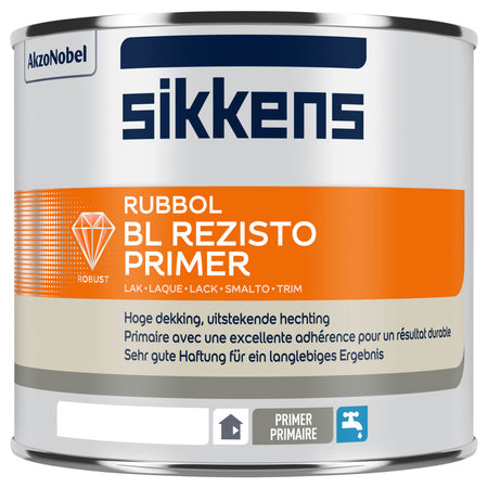 Sikkens Primer Rubbol BL Rezisto Wit/W05 500ml-891598