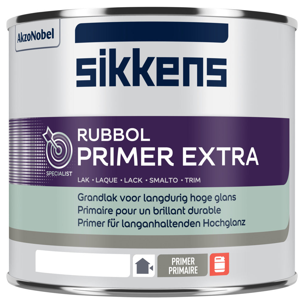 Sikkens Primer Rubbol Primer Extra Wit/W05 500ml-891599