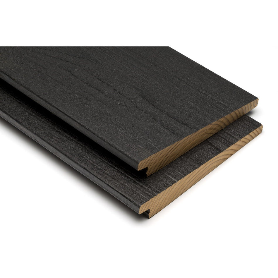 ModiWood Colour Zweeds Rabat Zwart RAL9005 BM-D 20x141x4200mm 4st 70% PEFC-894382