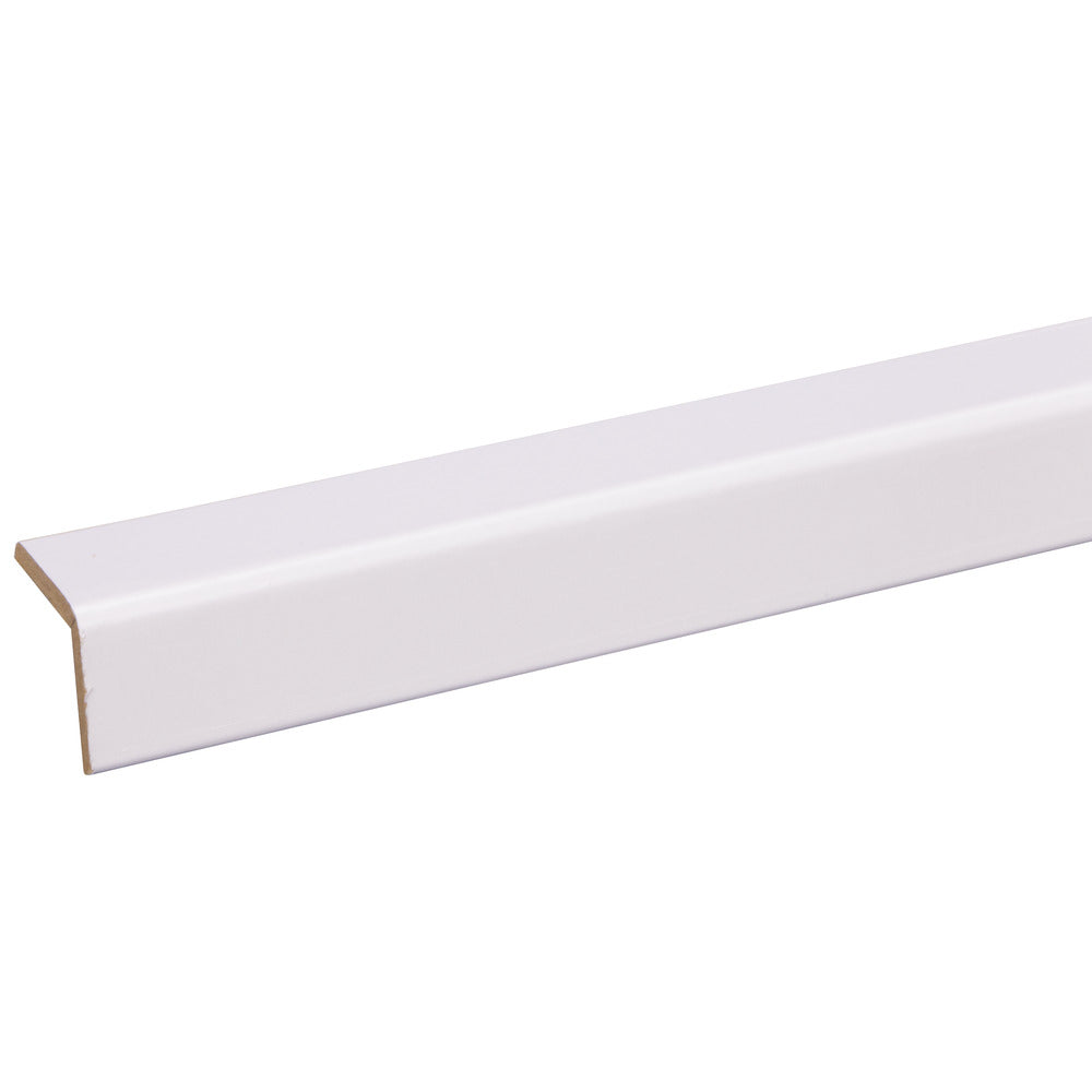 Hoeklat MDF Folie Wit 28x28x2600mm 70% PEFC-899665