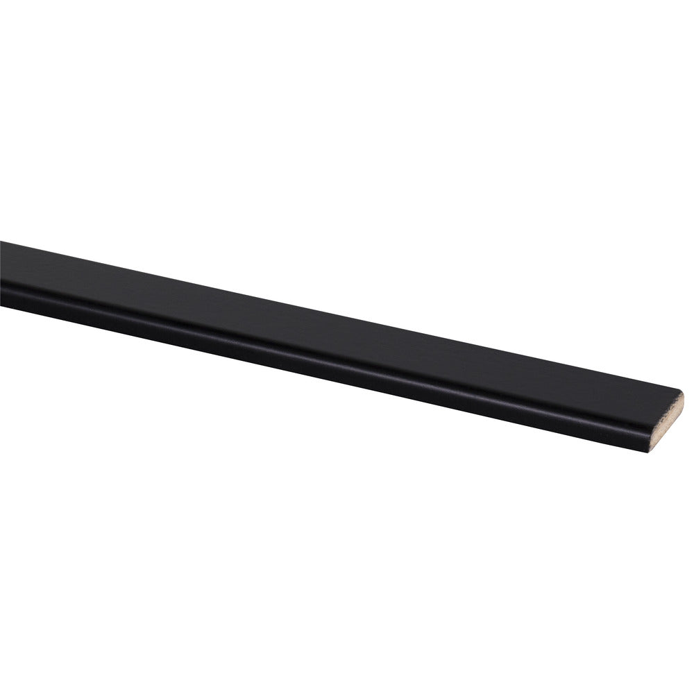 Afdeklijst Grenen Zwart Gelakt FSC Mix 70%-899702