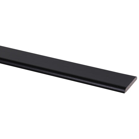 Afdeklijst Grenen Zwart Gelakt FSC Mix 70%-899703