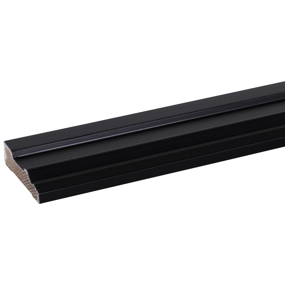 Deurlijst Grenen Zwart Gelakt 15x57x2700mm FSC Mix 70%-899705