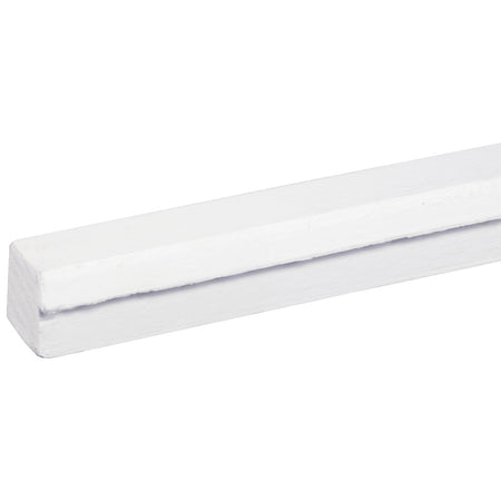Glaslat Hardhout Wit Gegrond Met Sponning 25x30x2700mm FSC Mix 70%-899720