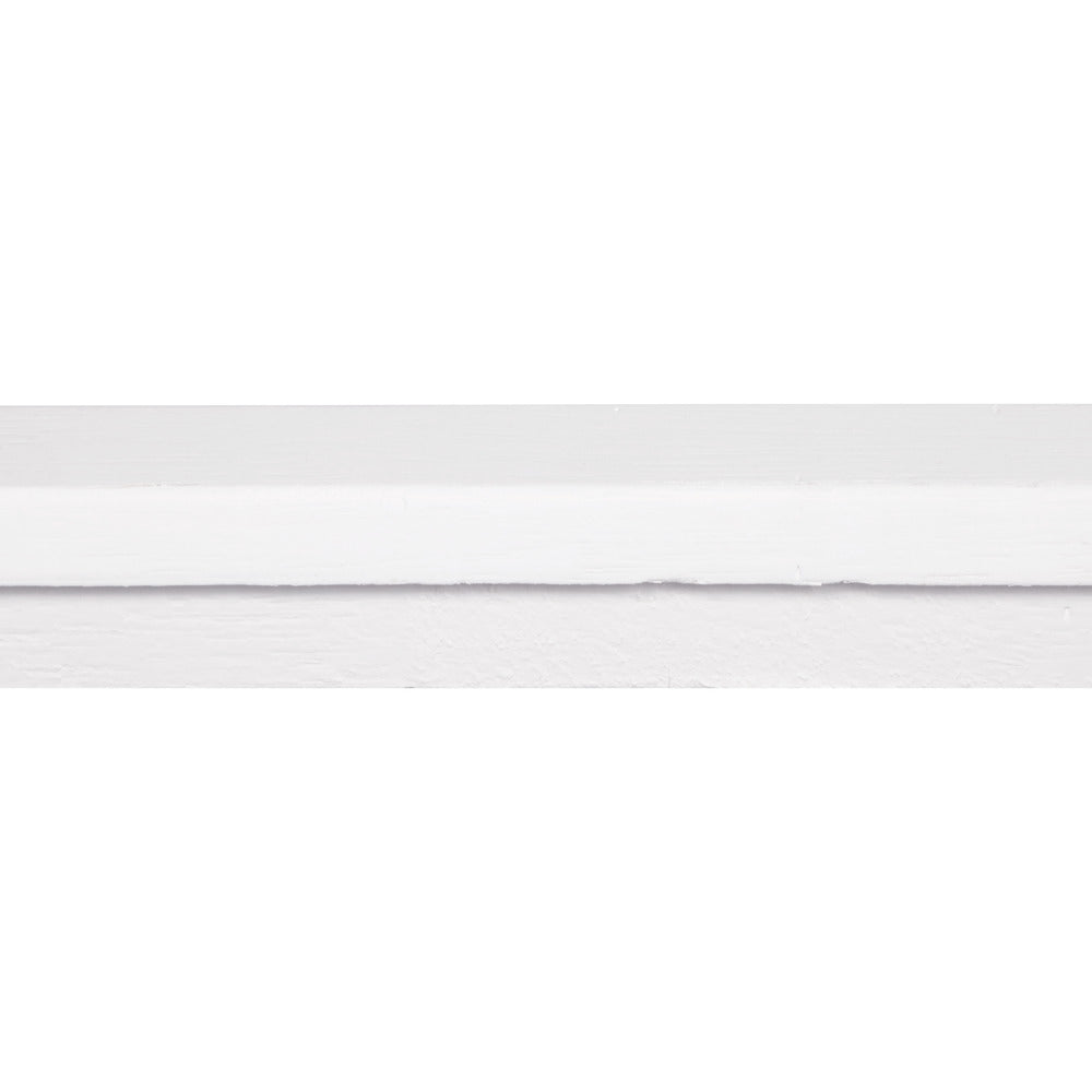 Glaslat Hardhout Wit Gegrond Met Sponning 25x30x2700mm FSC Mix 70%-899720