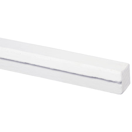 Glaslat Hardhout Wit Gegrond Met Sponning 25x30x2700mm FSC Mix 70%-899720