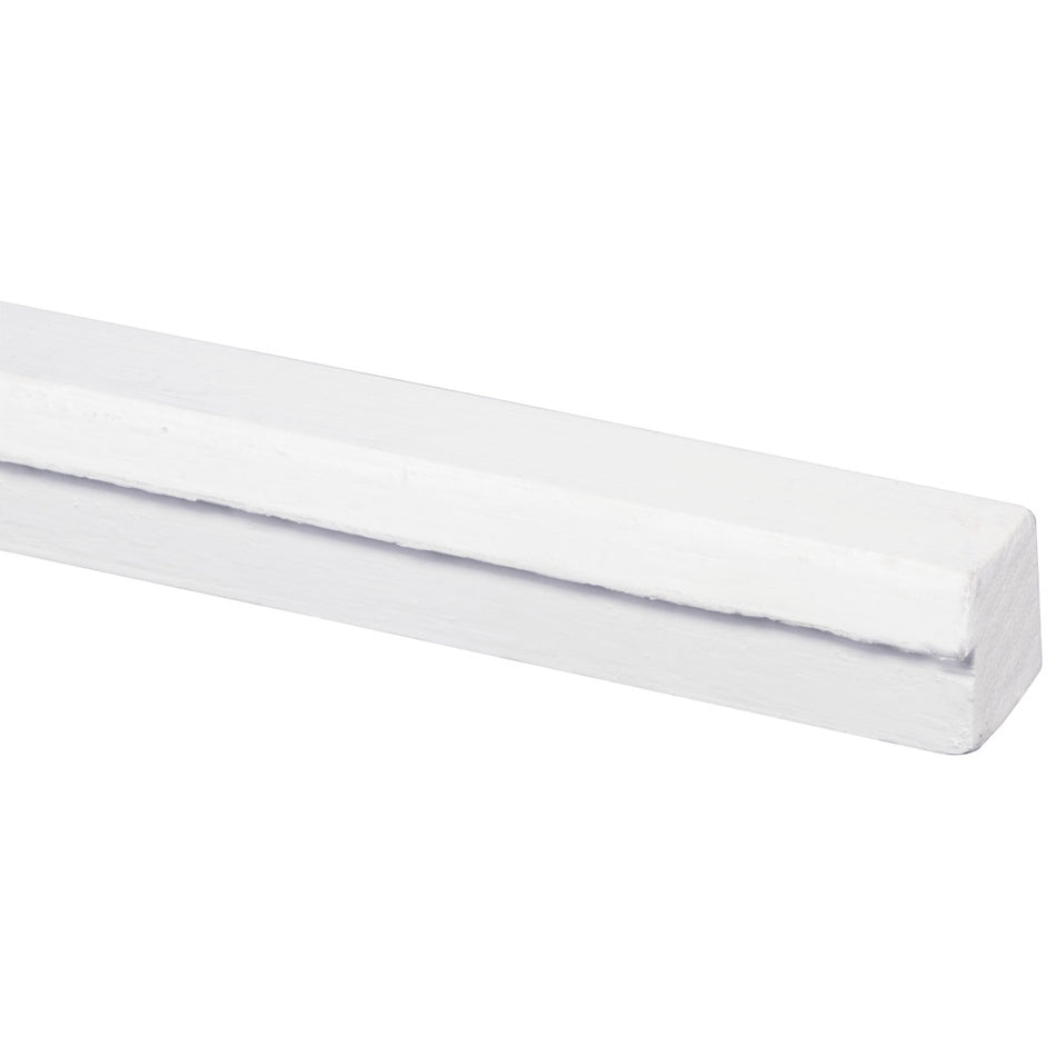 Glaslat Hardhout Wit Gegrond Met Sponning 25x30x2700mm FSC Mix 70%-899720