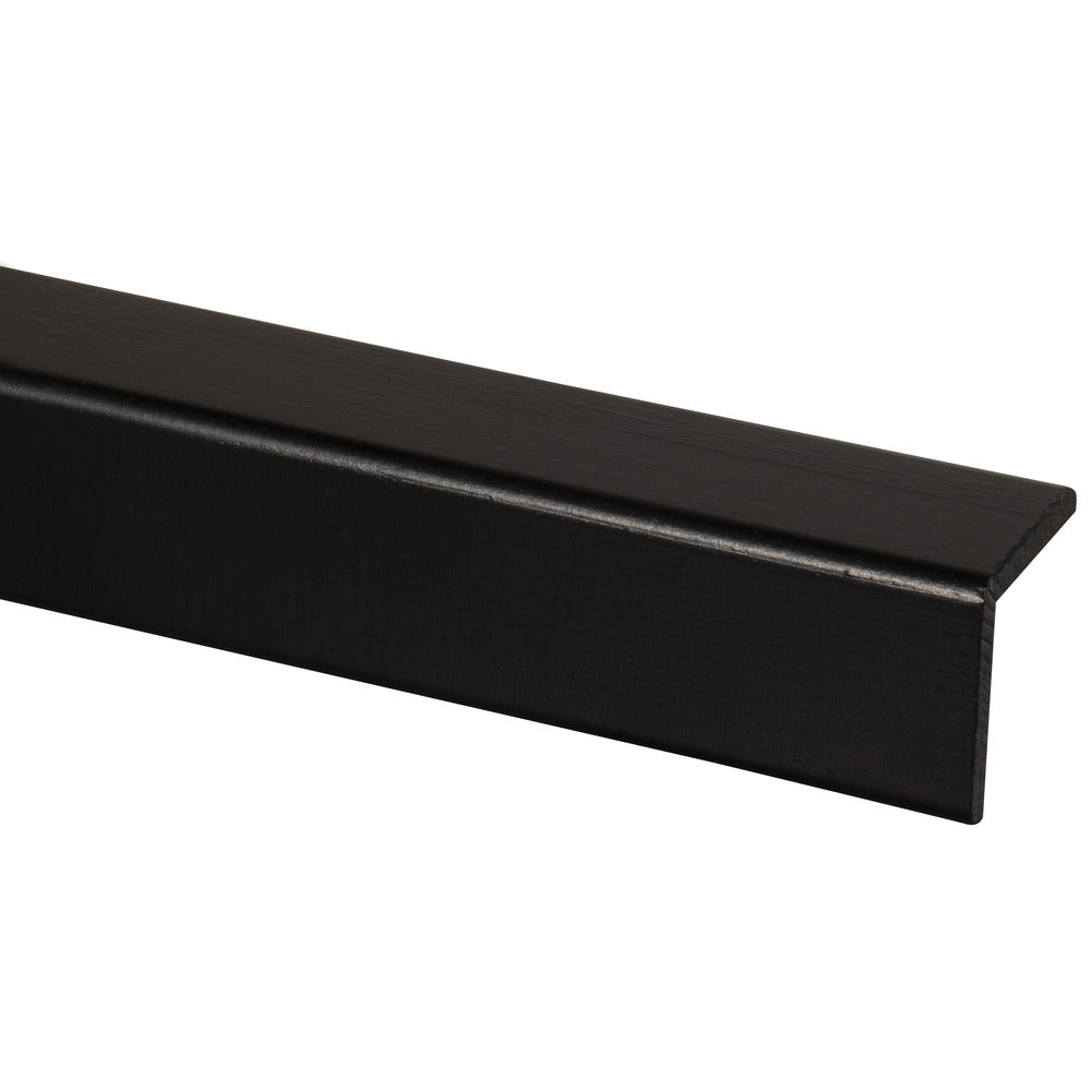 Hoeklat Grenen Zwart Gelakt 34x34x2700mm FSC Mix 70%-899724