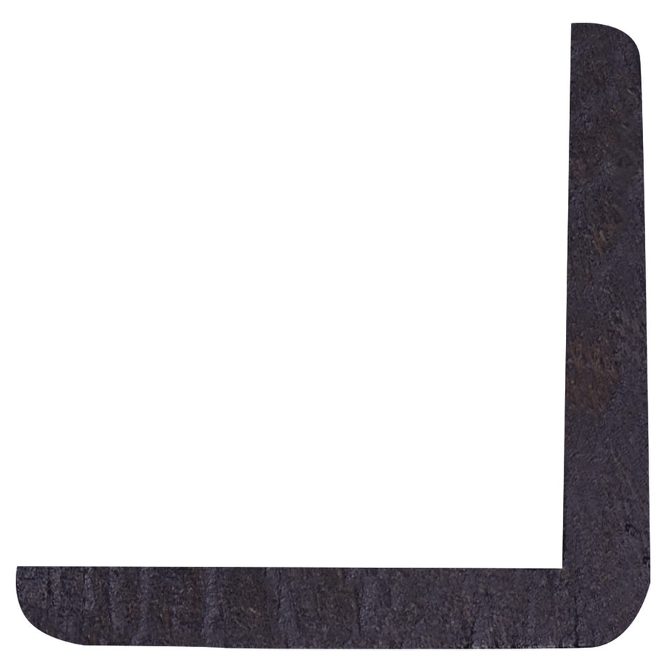 Hoeklat Grenen Zwart Gelakt 34x34x2700mm FSC Mix 70%-899724