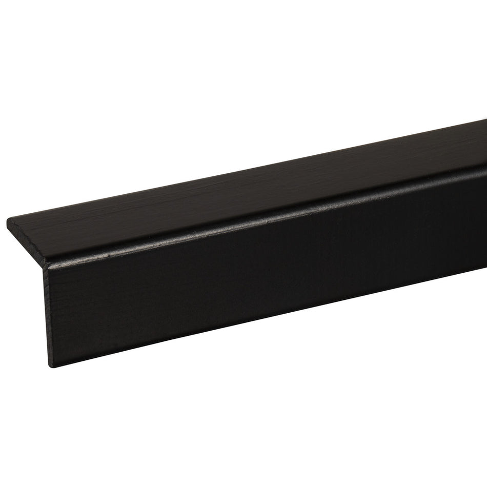 Hoeklat Grenen Zwart Gelakt 34x34x2700mm FSC Mix 70%-899724