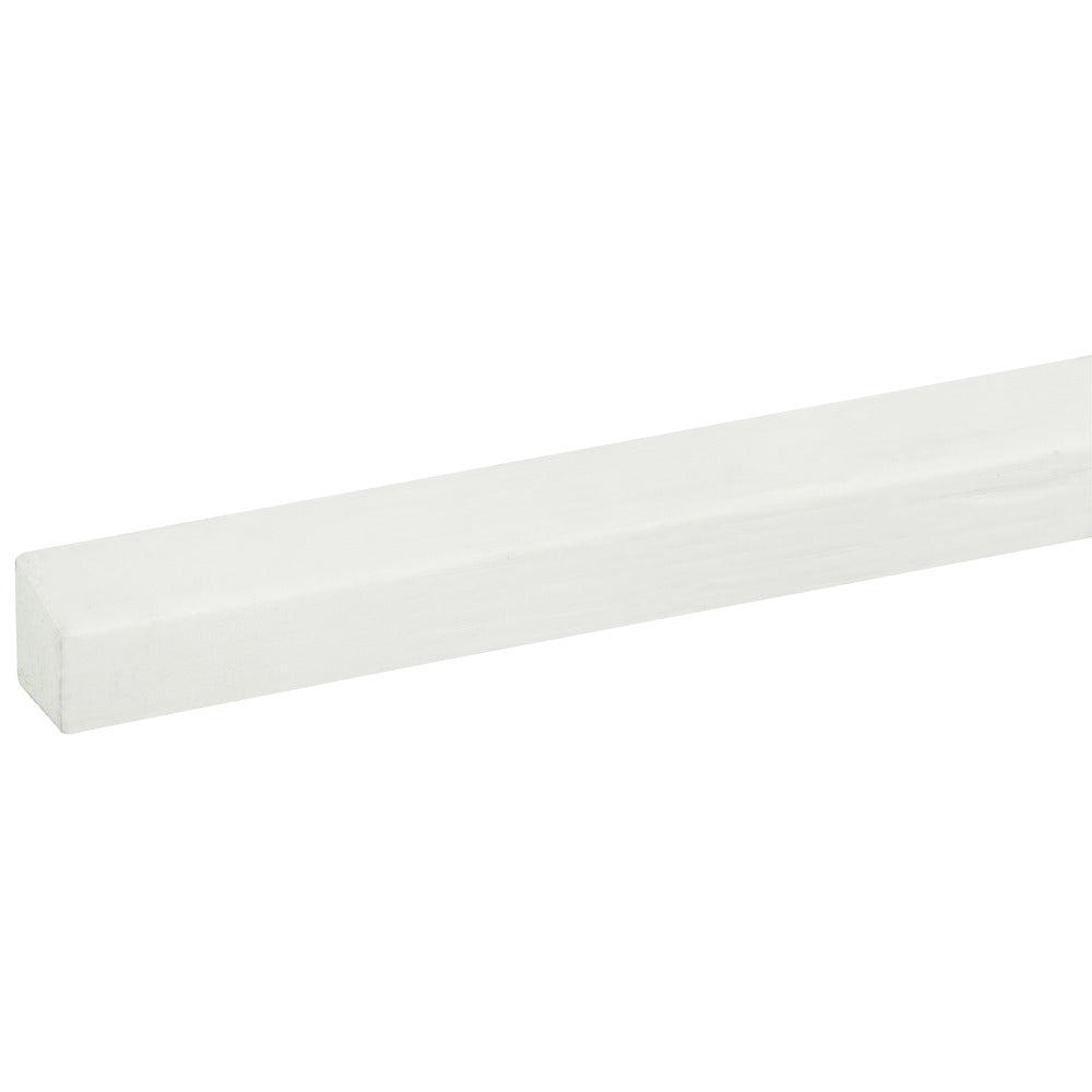Glaslat DH01 Hardhout Wit Gegrond 17x15x4000mm FSC Mix 70%-899742